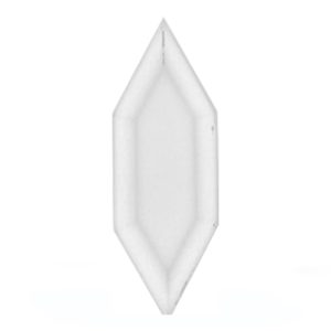 05X15 Cm Metro Yaprak Desen Beyaz Çini