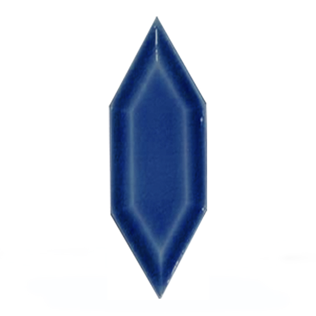 05X15 Cm Metro Yaprak Desen Kobalt Çini