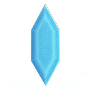 05X15 Cm Metro Yaprak Desen Turkuaz Çini