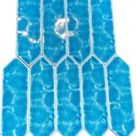 Armada Çini 9X30  Bella Gölgeli Turkuaz Çini Seramik