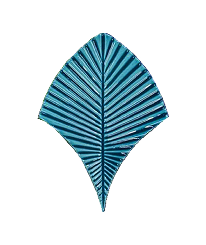 11x15 Turkuaz Mint Life Yaprak Çini