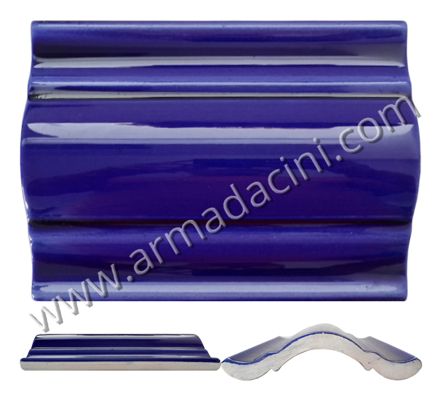 14x20 Kobalt Dıs Bukey Seramik Sutunce