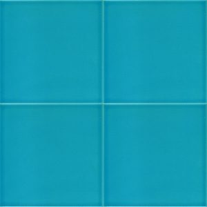 20x20 Cm Ac 24 Turkuaz Desen Çini Karo