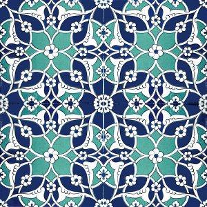 20x20 Cm Ac 80 Selçuklu İznik Çini Karo