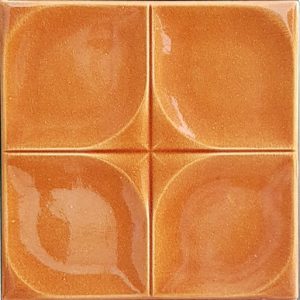 12,5x12,5 Cm Defakto Karamel Model Çini Karo