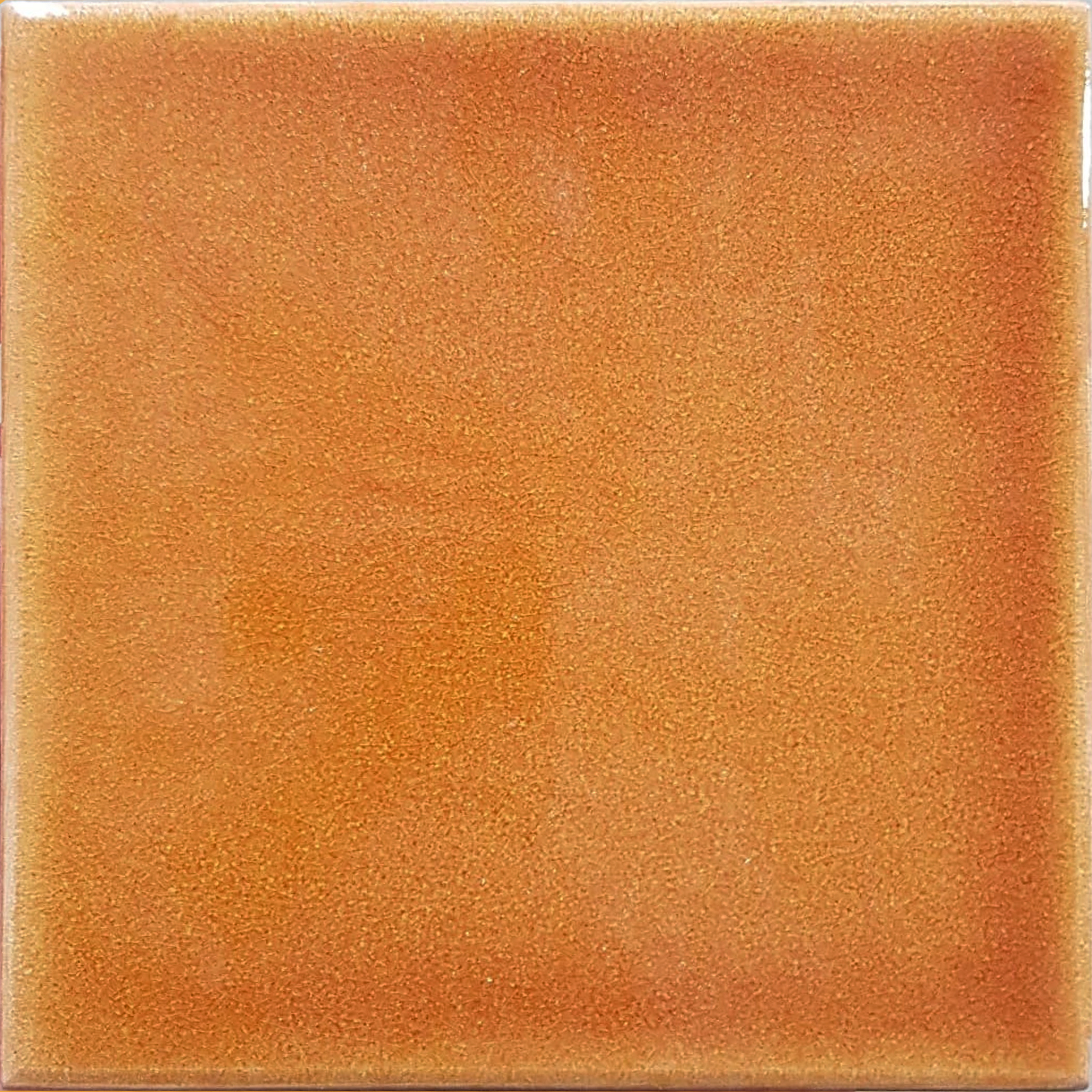 12,5x12,5 Cm Düz Karamel Çini Seramik Karo