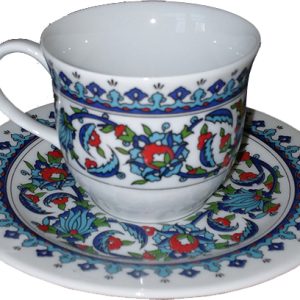 6 lı Fincan Takımı Ar 647 Topkapı Desenli