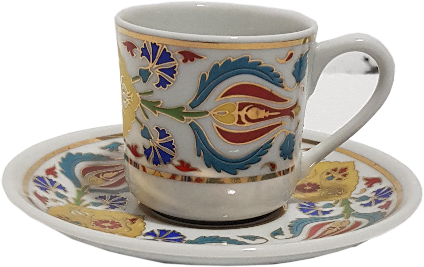 6 lı Fincan Takımı Ar 652 Lale Desenli