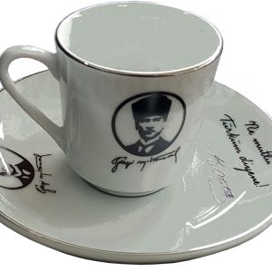 2 li Fincan Takımı Ar 672 Atatürk Resimli