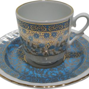 Armada çini Ar 685 Mavi Haliç Altın Yaldızlı 6 lı Fincan Takımı