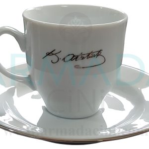 6 lı Fincan Takımı Ar 665 Atatürk Resimli