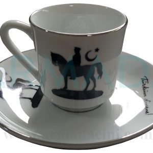 6 lı Fincan Takımı Ar 670 Atatürk Resimli