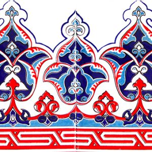 20x25 Cm Tac 1001 Klasik Osmanlı Çini Karo