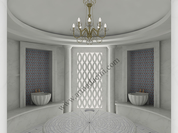 20x20 Cm Ac 20 Lale Desenli Çini Karo - Görsel 4