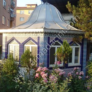 Koşeli Osmanlı Cini Desenli Cami Sadırvanları