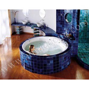 Villa Banyo Dekorasyonu El Dekoru Çini Pano