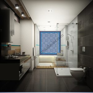 Vılla Ozel Banyo Dekorasyon Duvar Kaplaması AC-3-A  Cını Karo