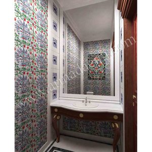 Villa Banyo Tasarımı El isi Cini Dekorasyonu