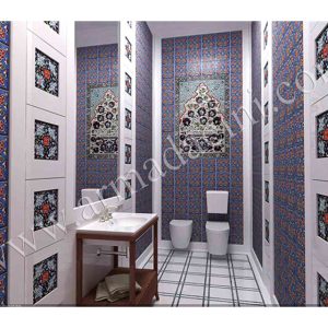 Villa Özel Tasarım Lavobo-2 Kütahya Çini Dekorasyon