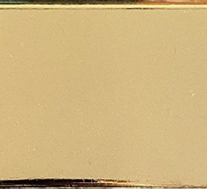 7x21 Cm Düz Bronz  Çini Seramik