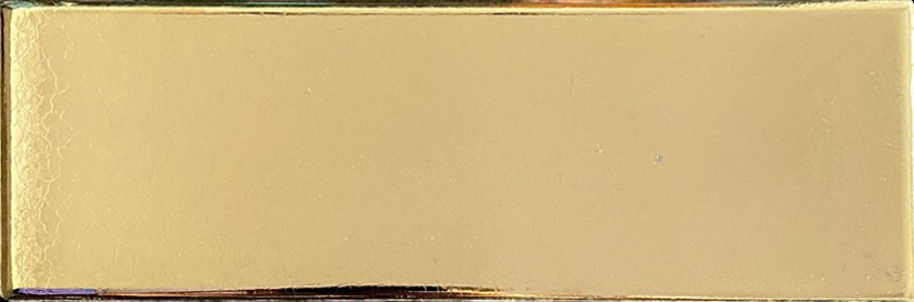 7x21 Cm Düz Bronz  Çini Seramik