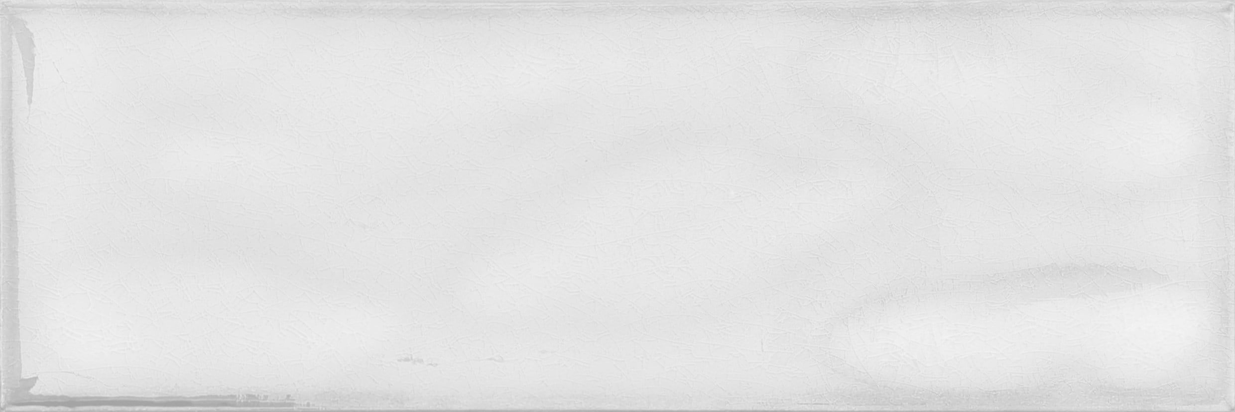 7x22 Cm Tuğla Beyaz Desenli Çini Seramik karo