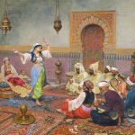 80x140  Osmanlı Türk Hamamı Dansöz Digital Baskı Pano